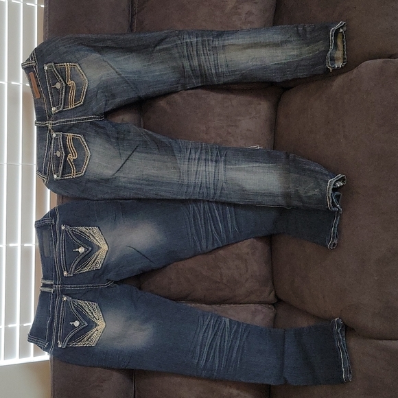 Skinny Jeans RUE21 size 1/2 & Almost Famous size 3 - Picture 2 of 2